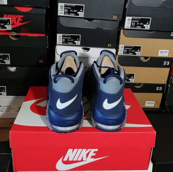 NIKE AIR MORE UPTEMPO '96 MIDNIGHT NAVY MEN'S SZ11 BRAND NEW IN BOX - Picture 7 of 10